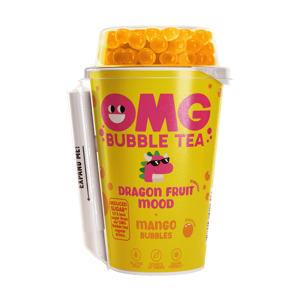 OMG Bubble Tea Dragon Fruit Mango