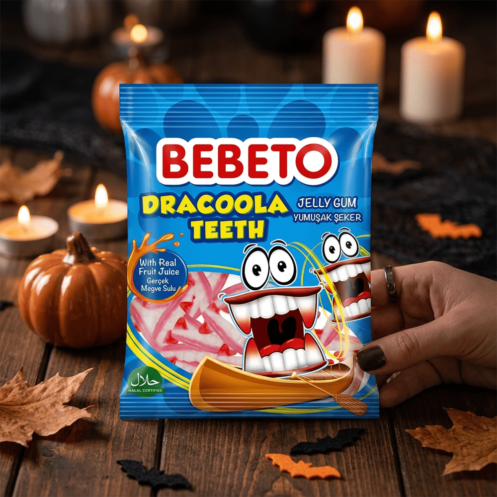 Bebeto Dracoola Teeth bonbons dents de vampire fruités