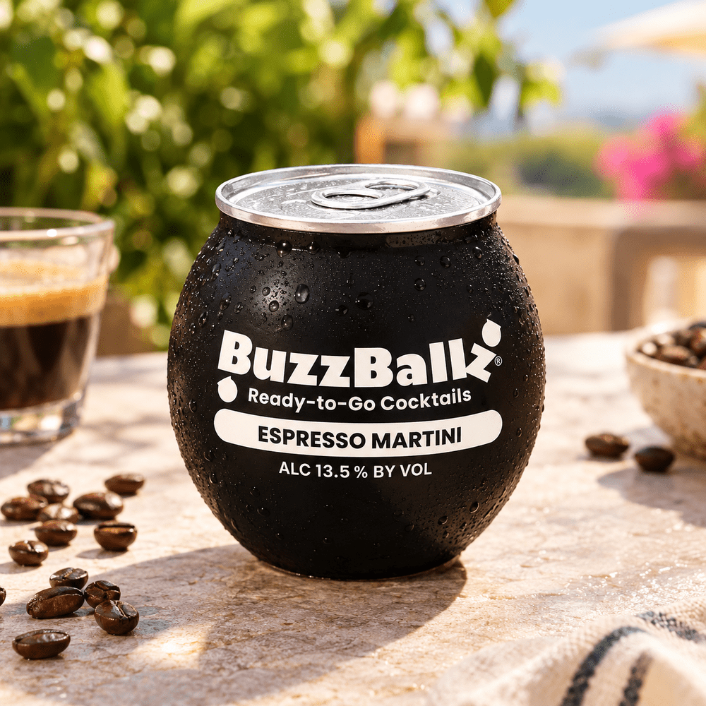 BuzzBallz Espresso Martini cocktail prêt à boire saveur café 13,5%