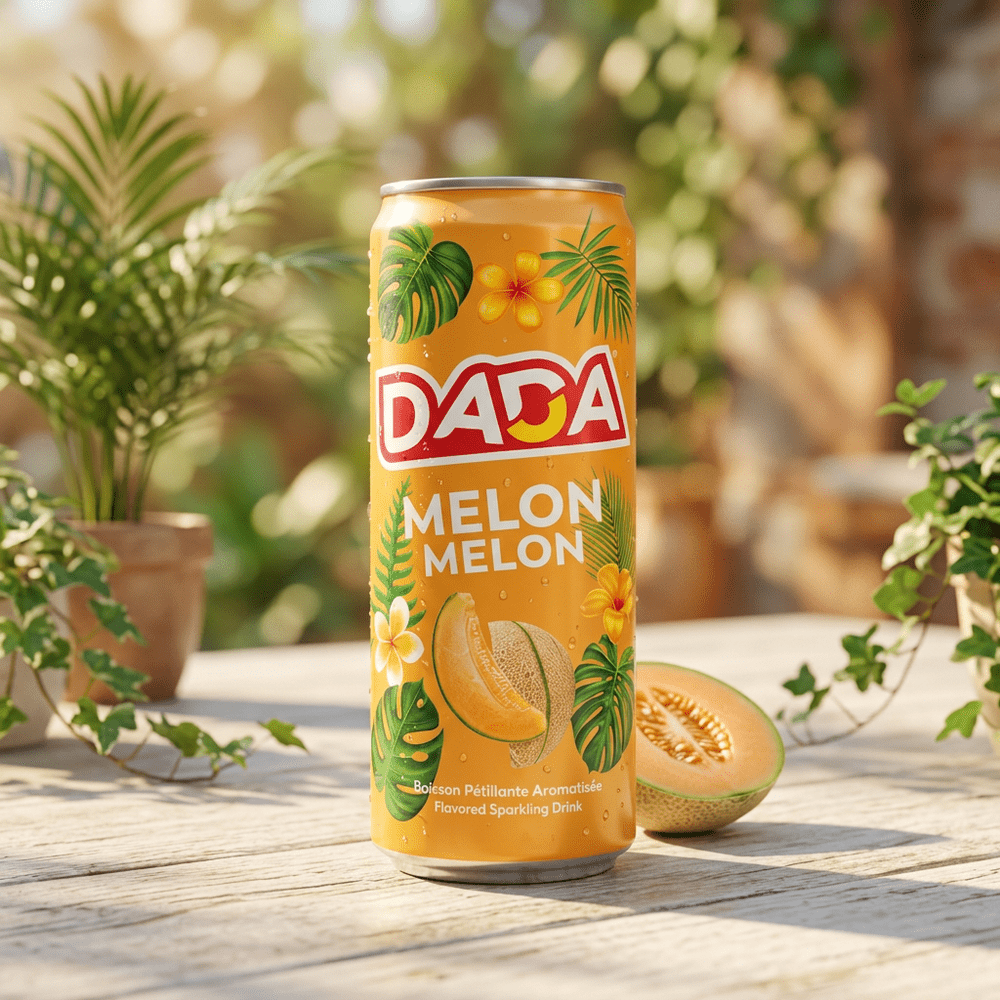 Dada Melon, boisson pétillante française au melon