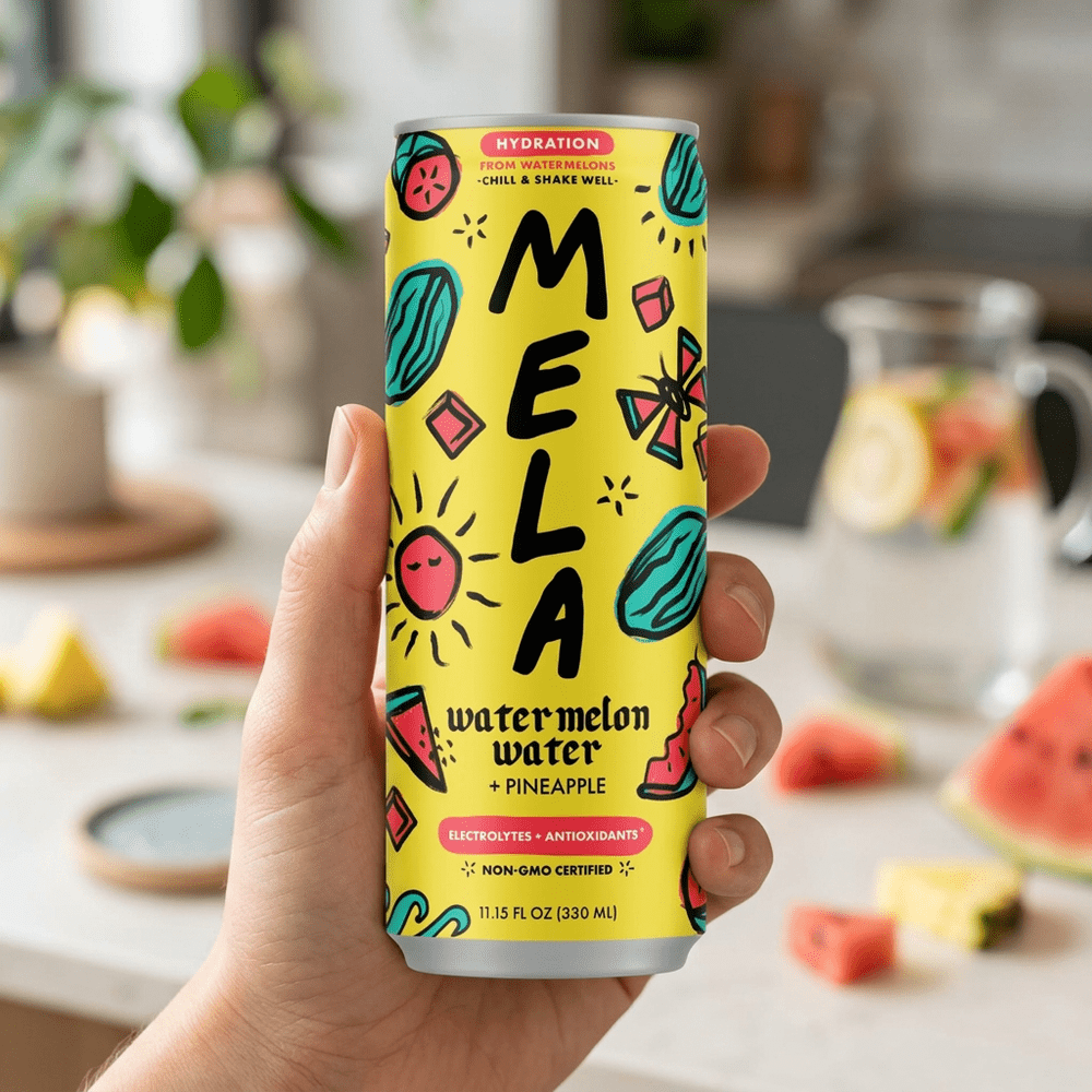 Mela Watermelon Water & Pineapple Juice boisson à la pastèque et au jus d'ananas