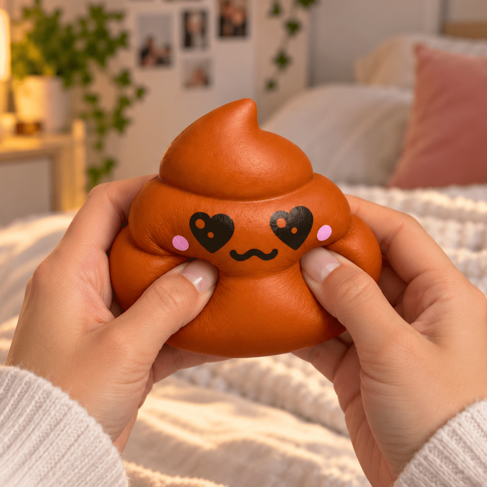 Squishy Poop XL, jouet squishy en forme de crotte