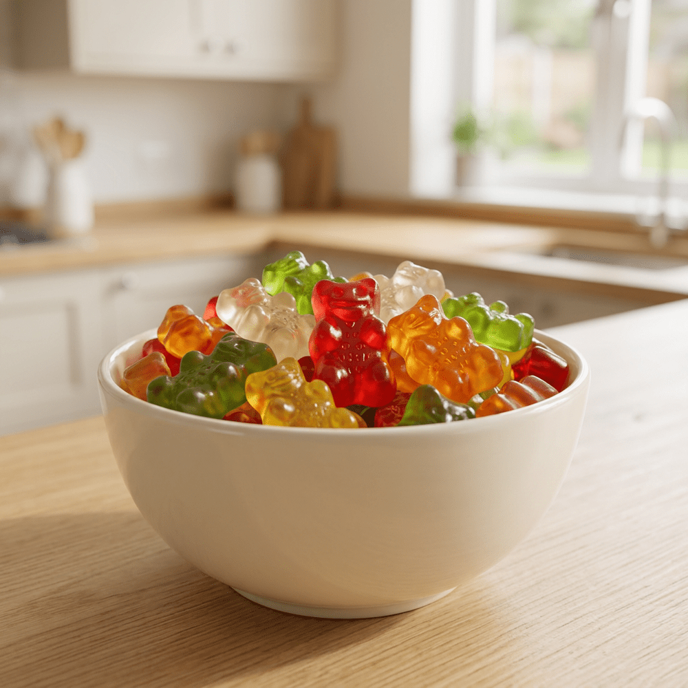 Bonbons Bebeto Gummy Bear Pick'n Mix présentés dans un bol | My American Shop