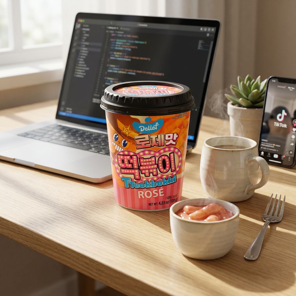 Delief Tteokbokki Cup Rose