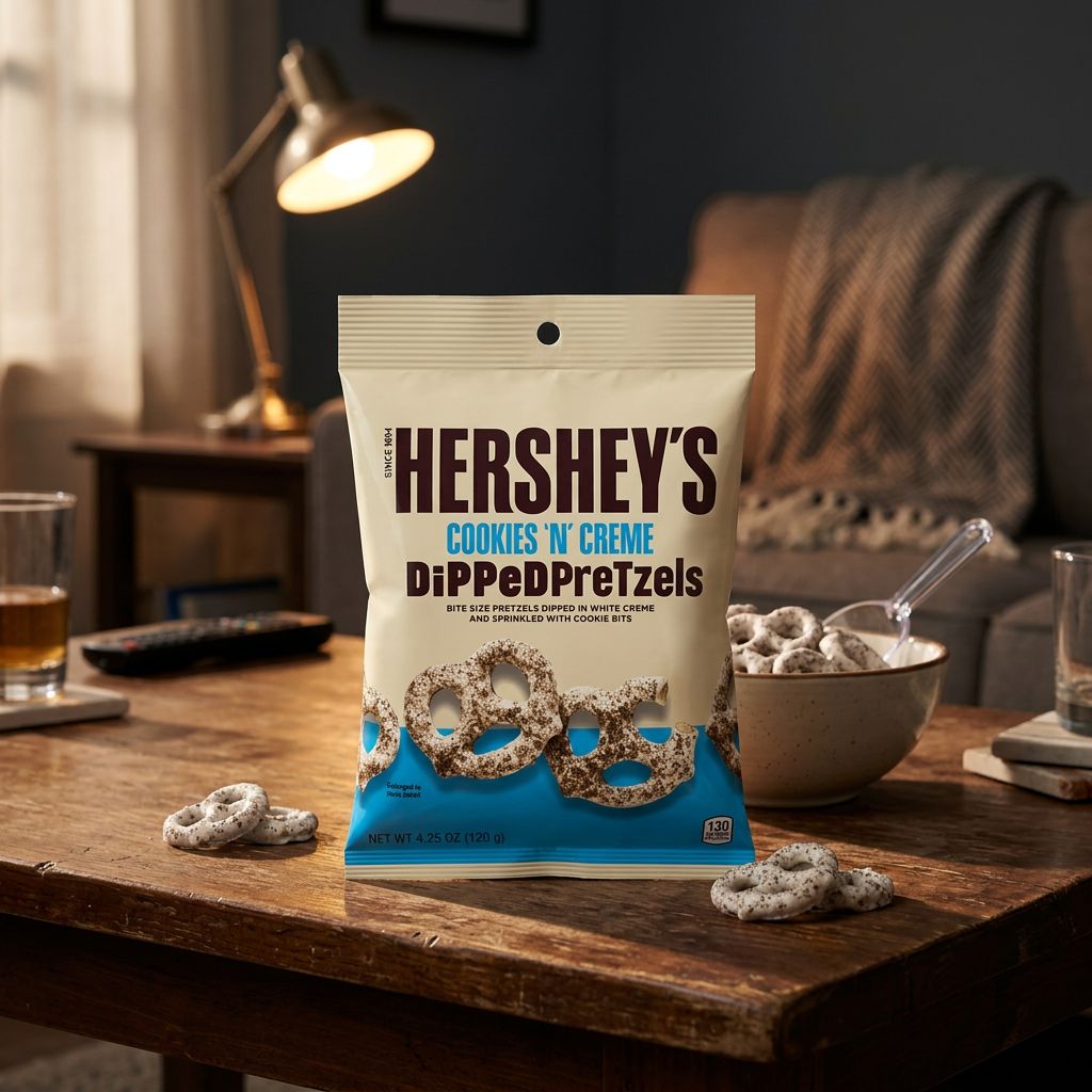Hershey's Dipped Pretzels Cookies & Cream