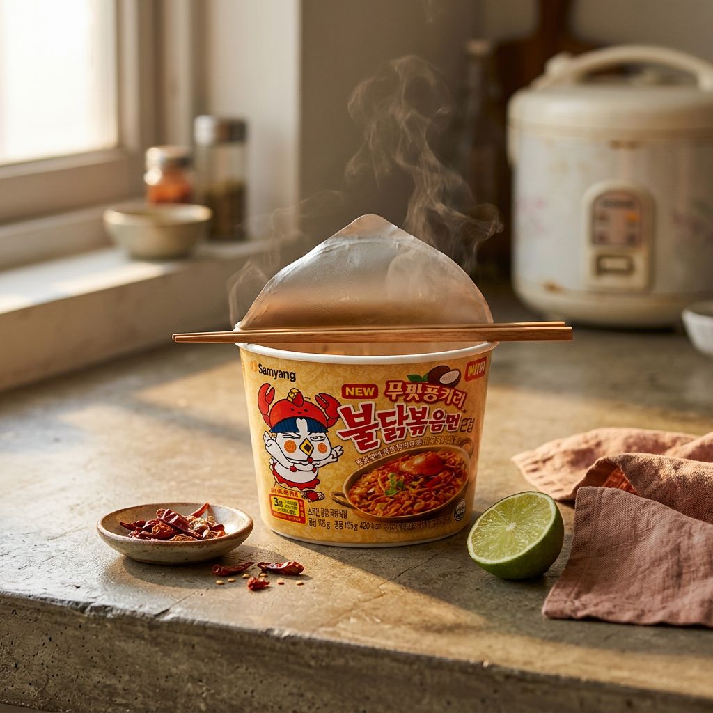 Samyang Buldak Flavor Poo Pat Pong Curry Ramen Cup