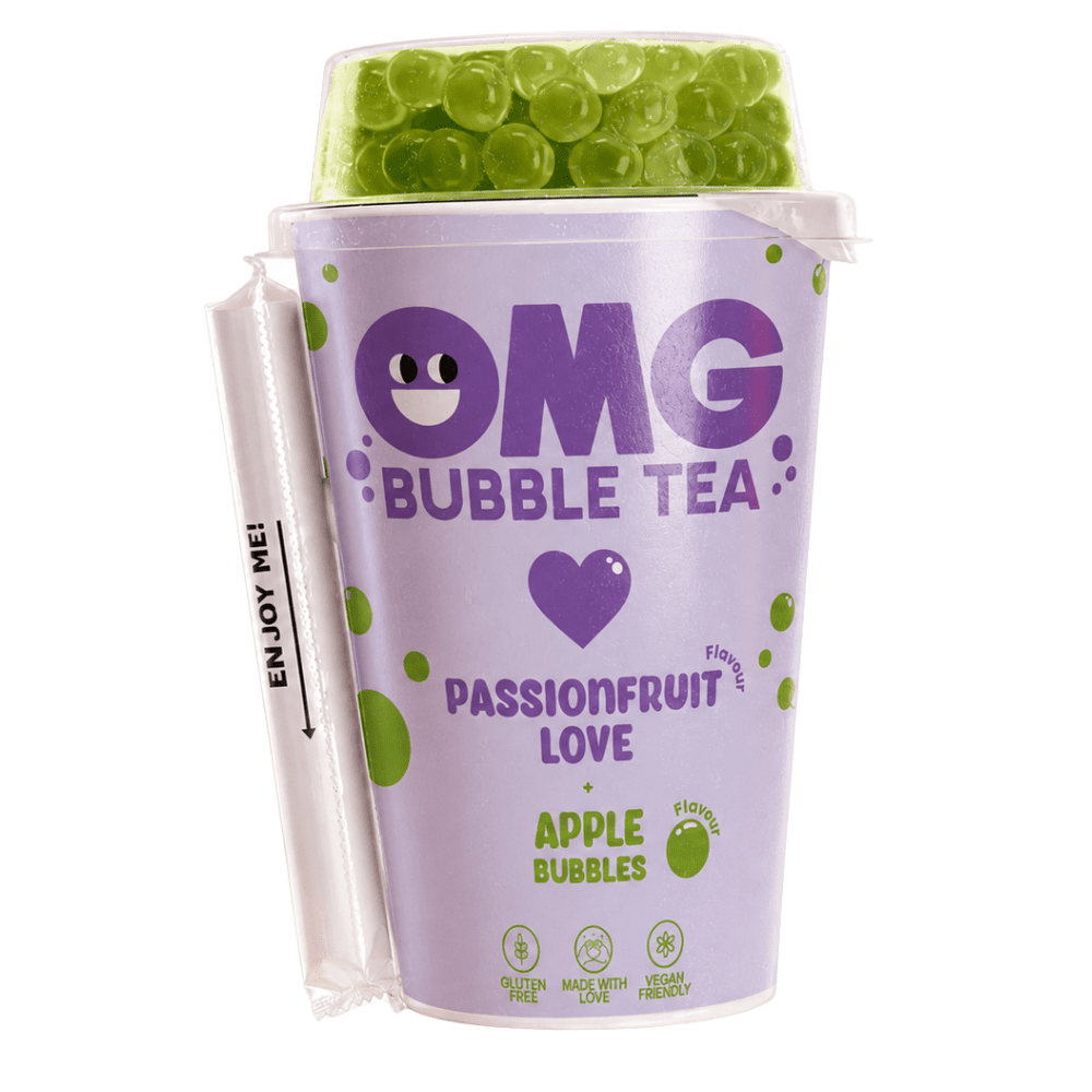 OMG Bubble Tea Passion Fruit Green Apple 265ml