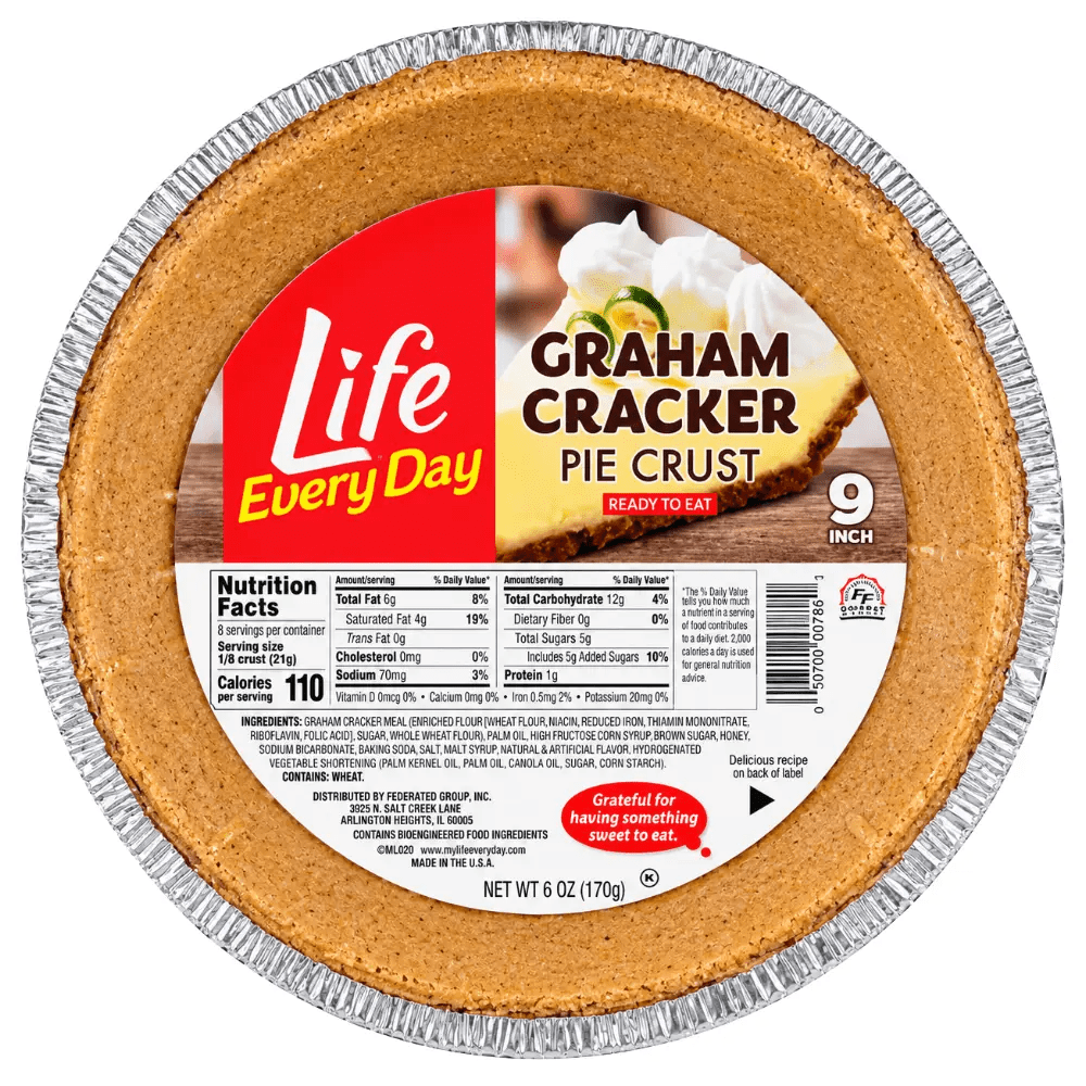 Life Every Day Graham Cracker Pie Crust