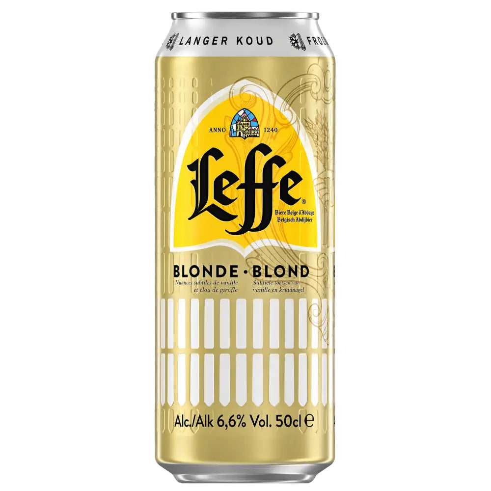Leffe Blonde Cold Grip Cans 6,6% Alcohol