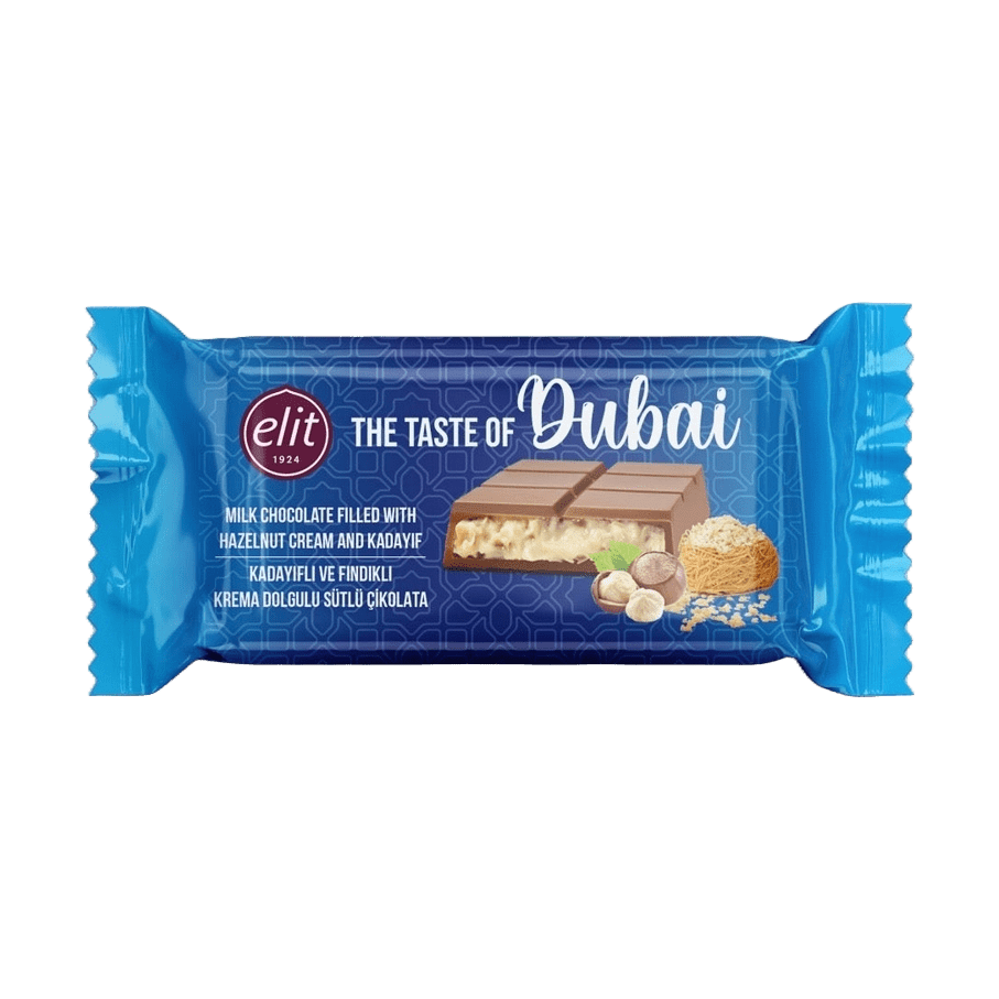 Elit Dubai Milk Chocolate Hazelnut Cream & Kadayif