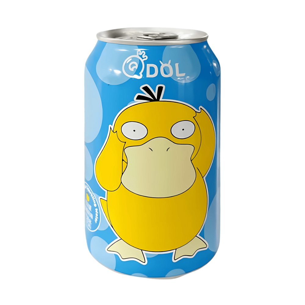 QDOL Pokemon Psyduck Citrus Flavoured Sparkling Water - My American Shop