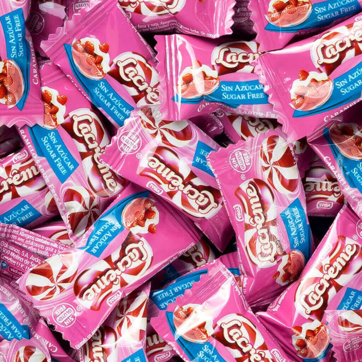 Vidal Lacrême Sugar Free Strawberry & Cream Small