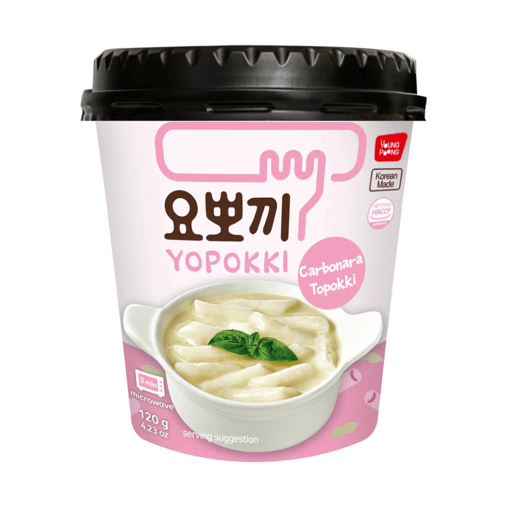 Youngpoong Yopokki Cup Topokki Carbonara - My American Shop