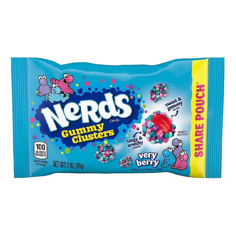 Wonka Nerds Gummy Clusters Very Berry
